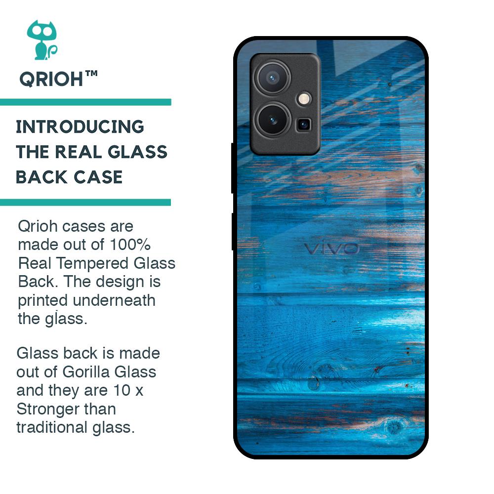 Patina Finish Glass case for Vivo Y75 5G