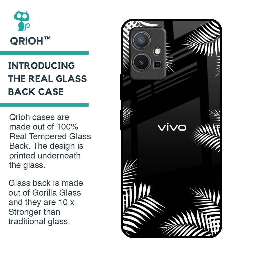 Zealand Fern Design Glass Case For Vivo Y75 5G
