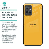 Fluorescent Yellow Glass case for Vivo Y75 5G