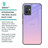 Lavender Gradient Glass Case for Vivo Y75 5G
