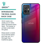 Magical Color Shade Glass Case for Vivo Y75 5G