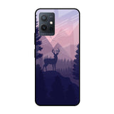 Deer In Night Vivo Y75 5G Glass Cases & Covers Online