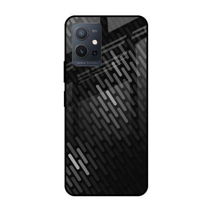 Dark Abstract Pattern Vivo Y75 5G Glass Cases & Covers Online