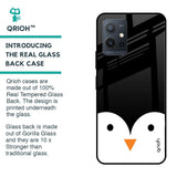 Cute Penguin Glass Case for Vivo Y75 5G