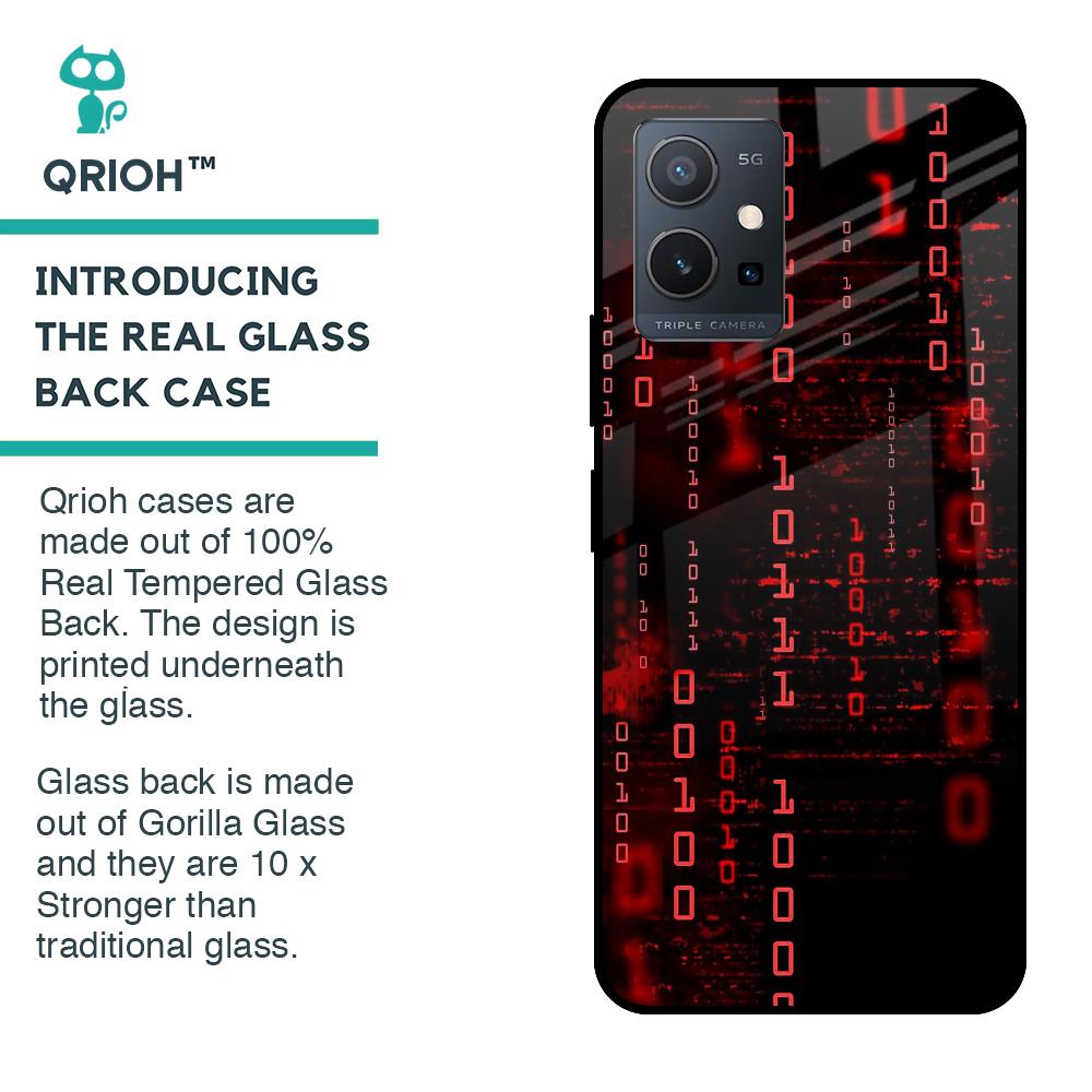 Let's Decode Glass Case For Vivo Y75 5G