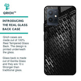 Dark Abstract Pattern Glass Case For Vivo Y75 5G