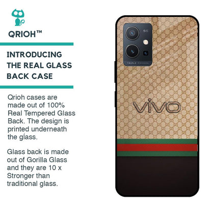 High End Fashion Glass case for Vivo Y75 5G