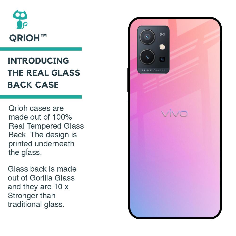 Dusky Iris Glass case for Vivo Y75 5G