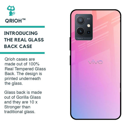 Dusky Iris Glass case for Vivo Y75 5G