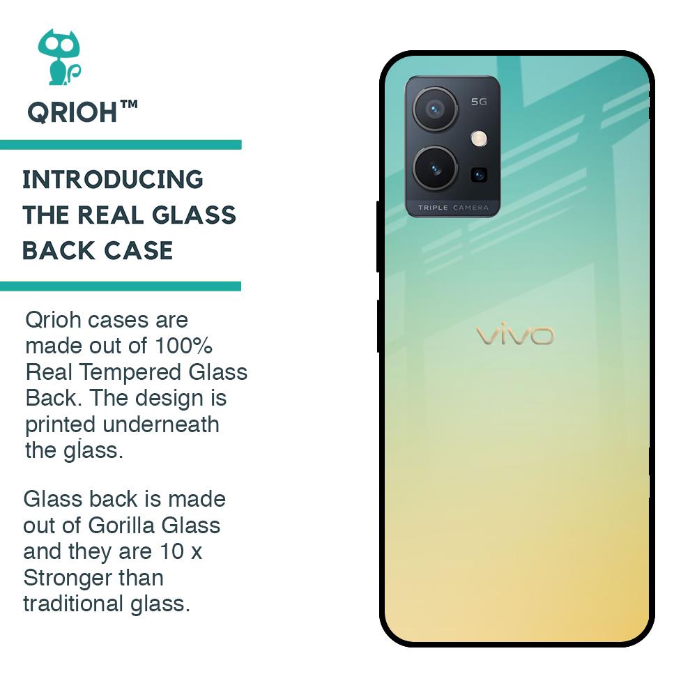 Cool Breeze Glass case for Vivo Y75 5G