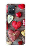Valentine Hearts Vivo Y75 5G Back Cover