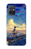 Riding Bicycle to Dreamland Vivo Y75 5G Back Cover