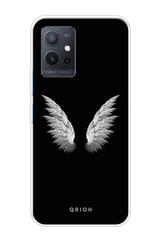 White Angel Wings Vivo Y75 5G Back Cover