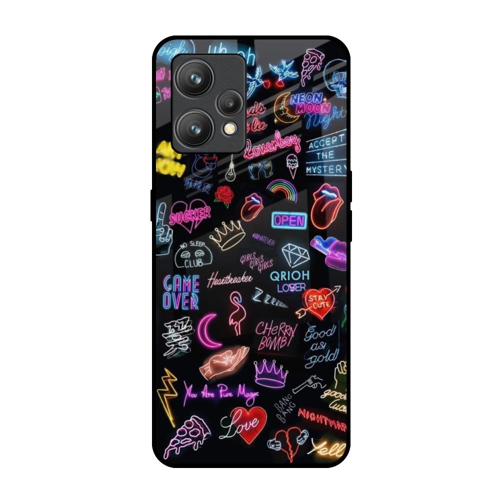 Accept The Mystery Realme 9 Pro Plus Glass Back Cover Online