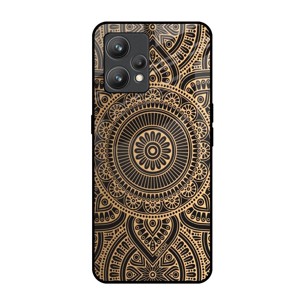 Luxury Mandala Realme 9 Pro Plus Glass Back Cover Online