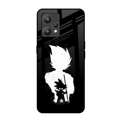 Monochrome Goku Realme 9 Pro Plus Glass Back Cover Online