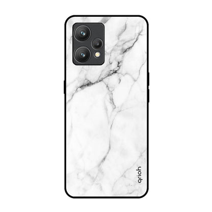 Modern White Marble Realme 9 Pro Plus Glass Back Cover Online