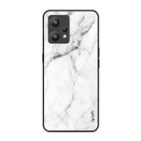 Modern White Marble Realme 9 Pro Plus Glass Back Cover Online