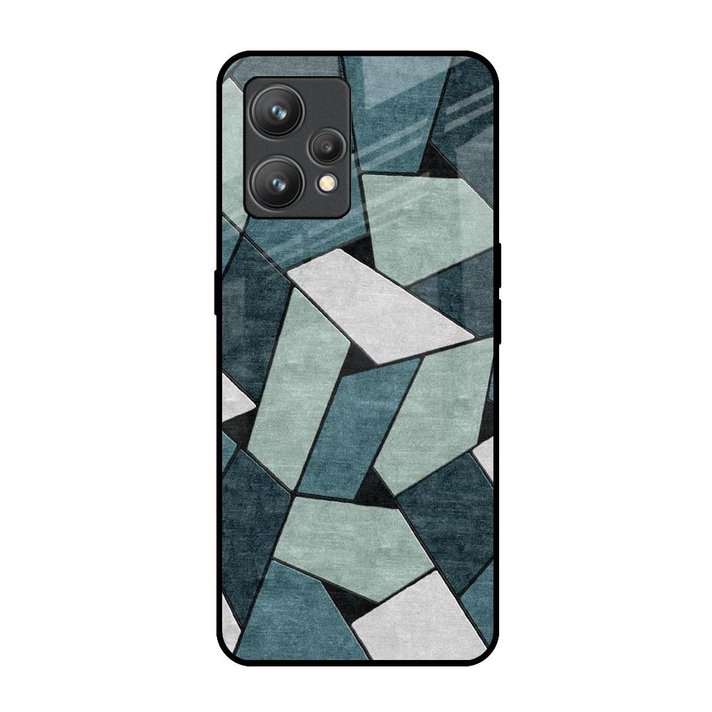 Abstact Tiles Realme 9 Pro Plus Glass Back Cover Online