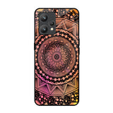 Floral Mandala Realme 9 Pro Plus Glass Back Cover Online