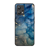 Blue Cool Marble Realme 9 Pro Plus Glass Back Cover Online
