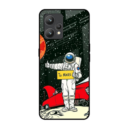 Astronaut on Mars Realme 9 Pro Plus Glass Back Cover Online