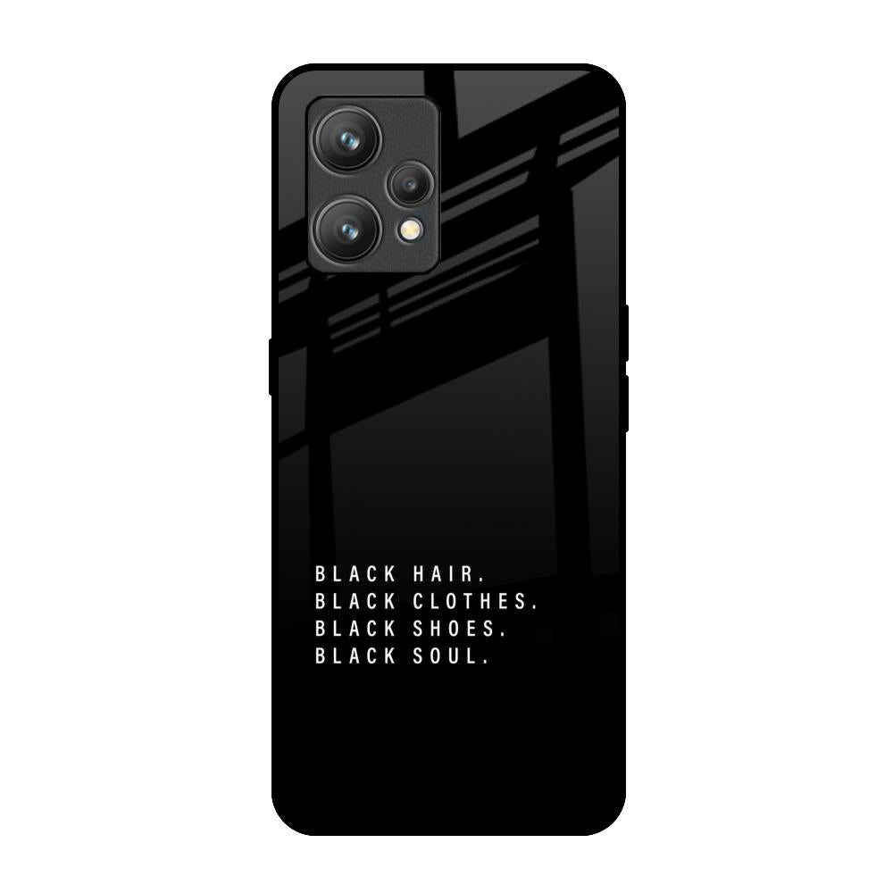 Black Soul Realme 9 Pro Plus Glass Back Cover Online