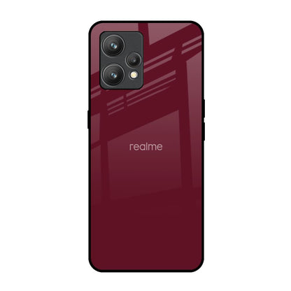 Classic Burgundy Realme 9 Pro Plus Glass Back Cover Online