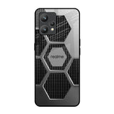 Hexagon Style Realme 9 Pro Plus Glass Back Cover Online