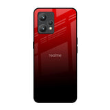 Maroon Faded Realme 9 Pro Plus Glass Back Cover Online