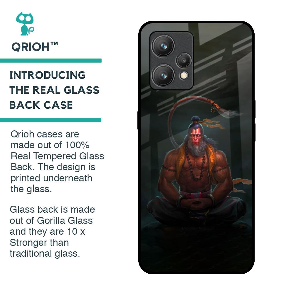 Lord Hanuman Animated Glass Case for Realme 9 Pro Plus