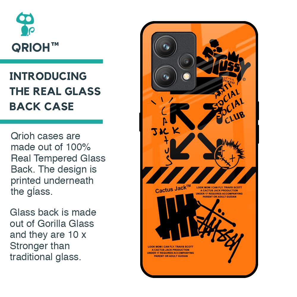 Anti Social Club Glass Case for Realme 9 Pro Plus