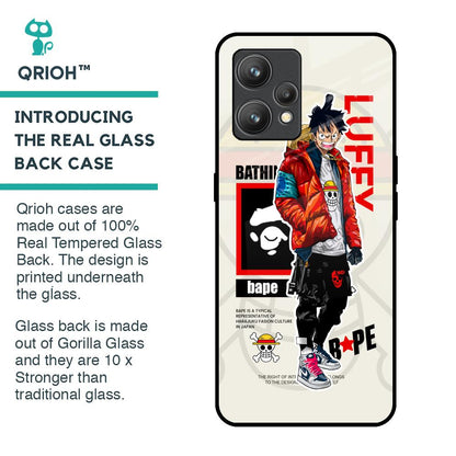 Bape Luffy Glass Case for Realme 9 Pro Plus