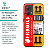 Handle With Care Glass Case for Realme 9 Pro Plus