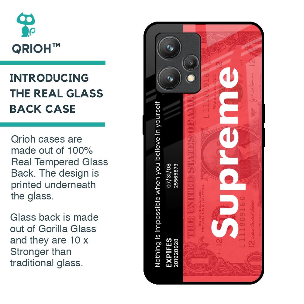 Supreme Ticket Glass Case for Realme 9 Pro Plus