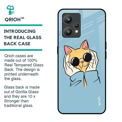 Adorable Cute Kitty Glass Case For Realme 9 Pro Plus
