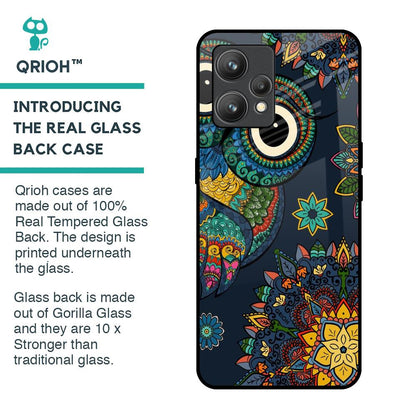 Owl Art Glass Case for Realme 9 Pro Plus