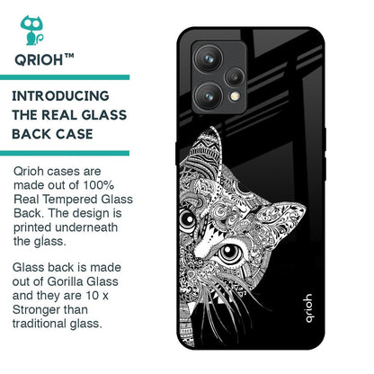 Kitten Mandala Glass Case for Realme 9 Pro Plus