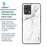 Modern White Marble Glass Case for Realme 9 Pro Plus