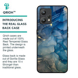 Blue Cool Marble Glass Case for Realme 9 Pro Plus