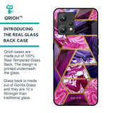 Electroplated Geometric Marble Glass Case for Realme 9 Pro Plus