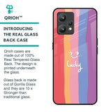Lucky Abstract Glass Case for Realme 9 Pro Plus