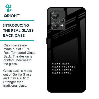 Black Soul Glass Case for Realme 9 Pro Plus