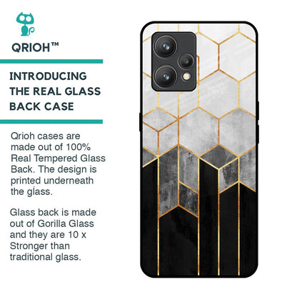 Tricolor Pattern Glass Case for Realme 9 Pro Plus