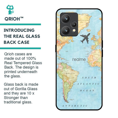 Fly Around The World Glass Case for Realme 9 Pro Plus
