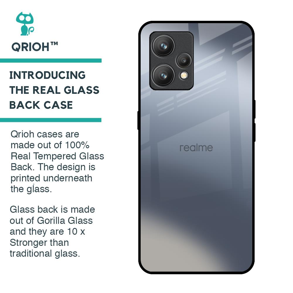 Space Grey Gradient Glass Case for Realme 9 Pro Plus