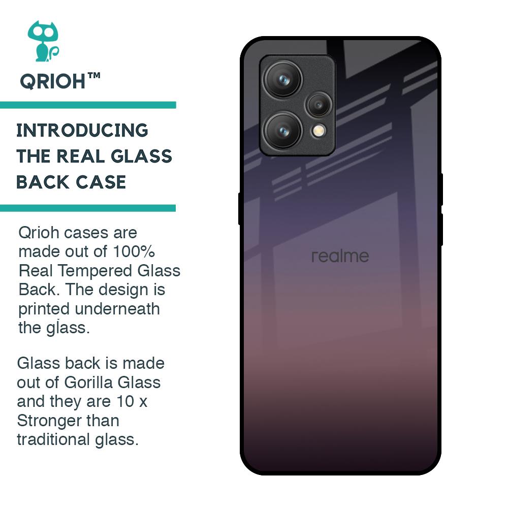 Grey Ombre Glass Case for Realme 9 Pro Plus