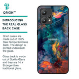 Colored Storm Glass Case for Realme 9 Pro Plus