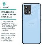 Pastel Sky Blue Glass Case for Realme 9 Pro Plus