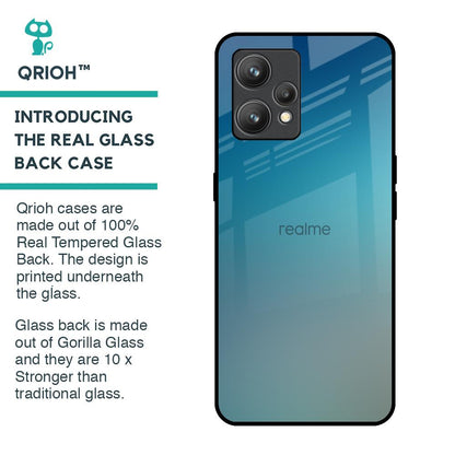 Sea Theme Gradient Glass Case for Realme 9 Pro Plus